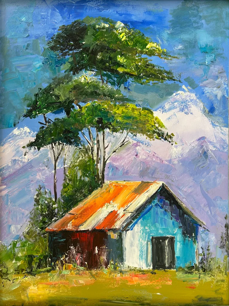 ლურჯი ქოხი მაღალმთიანეთში