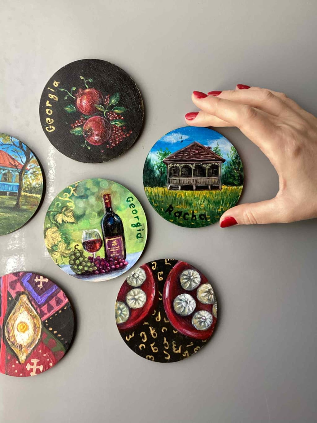 მინიატურული ნახატები, მაგნიტი