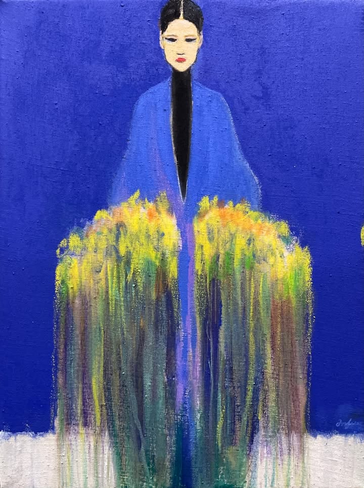 გოგონა თაიგულით