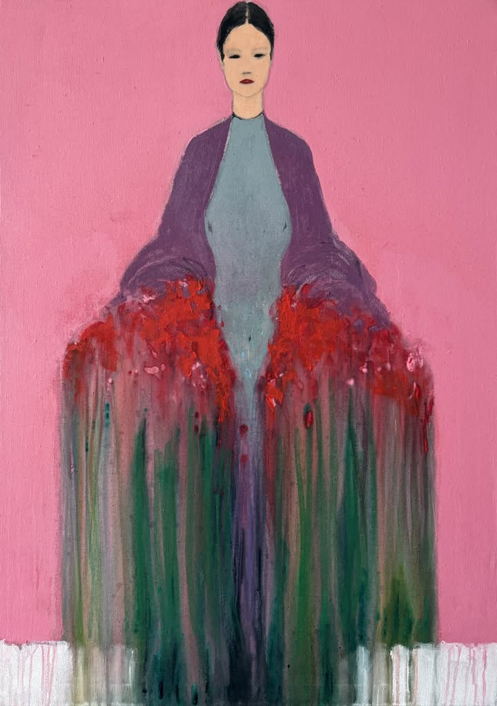 გოგონა თაიგულით