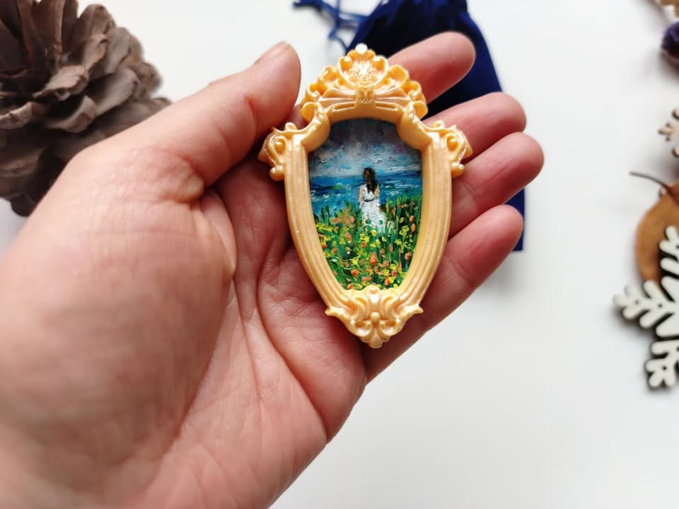 მინიატურა "გოგონა ზღვასთან"