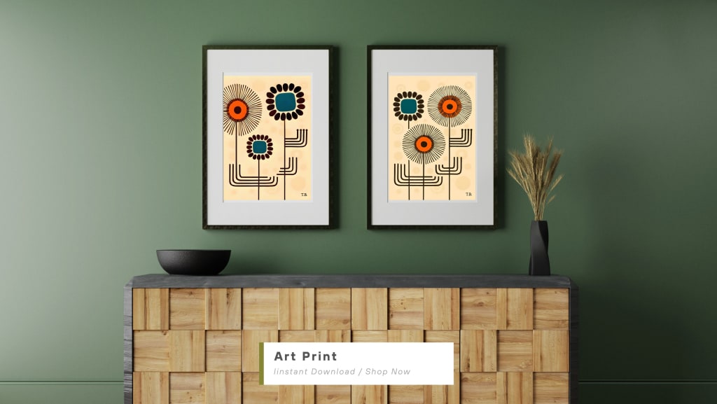 კედლოს დეკორი - 2 ნამუშევარი ერთად